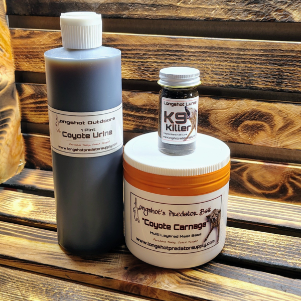 Coyote Bait, Urine, Lure Bundle