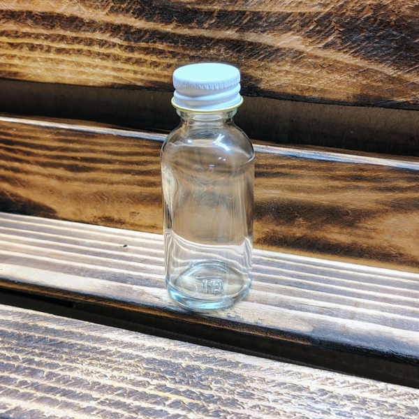 1oz Glass Lure Bottle w/Cap